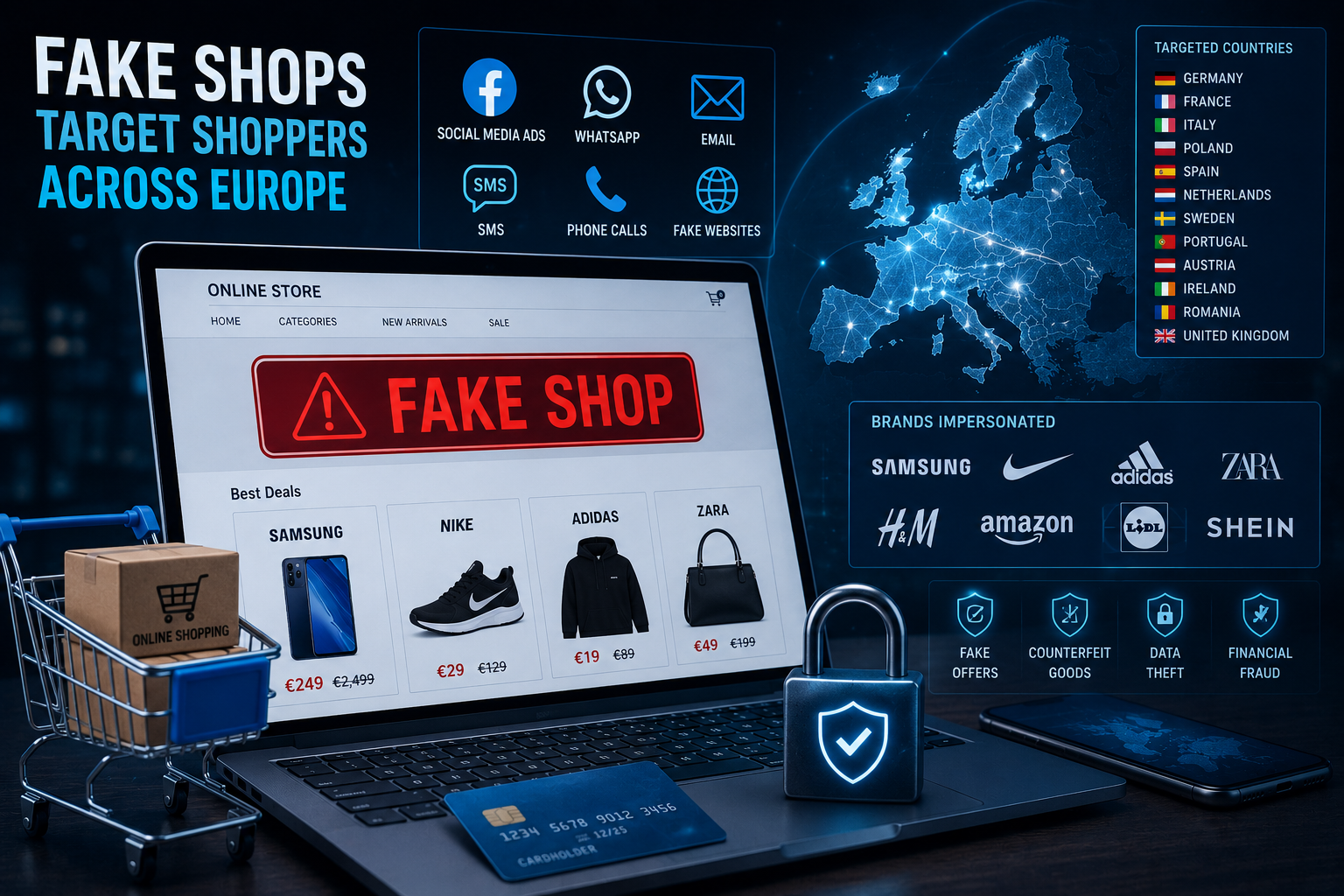Dyqanet e rreme online synojnë blerësit në Evropë – 2026 Cybersecurity Alert